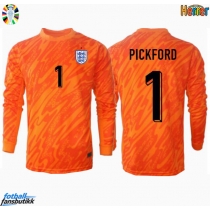 England Jordan Pickford #1 Keeper Hjemmedrakt EM 2024 Langermet